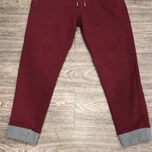 The LRG RC burgundy sweatpants - size M